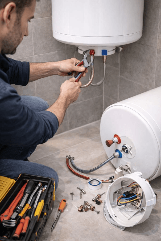 Reparación y sustitución de termos eléctricos